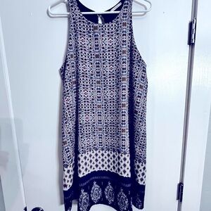 LeLis lined Navy Summer Spring Dress Size Large